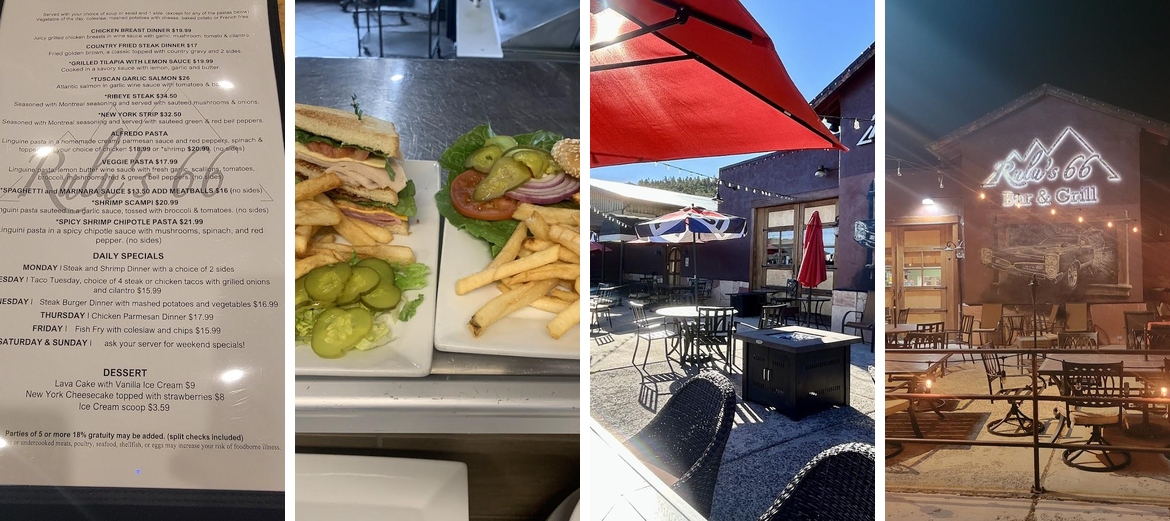 Rulu's 66 Bar and Grill Menu