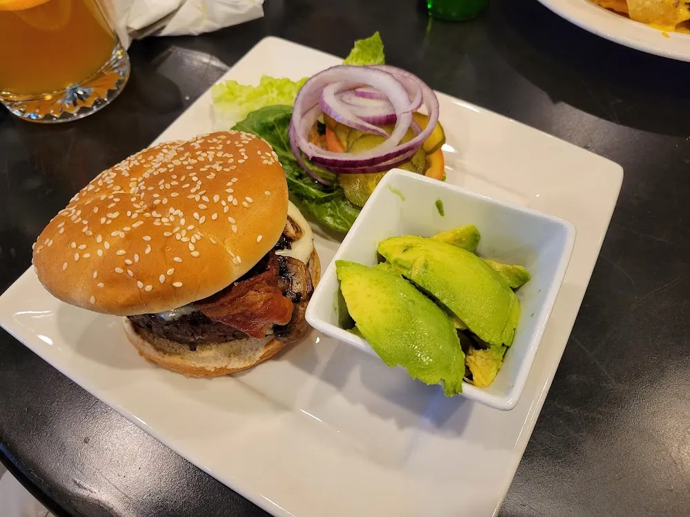 Bacon Mushroom Swiss Burger